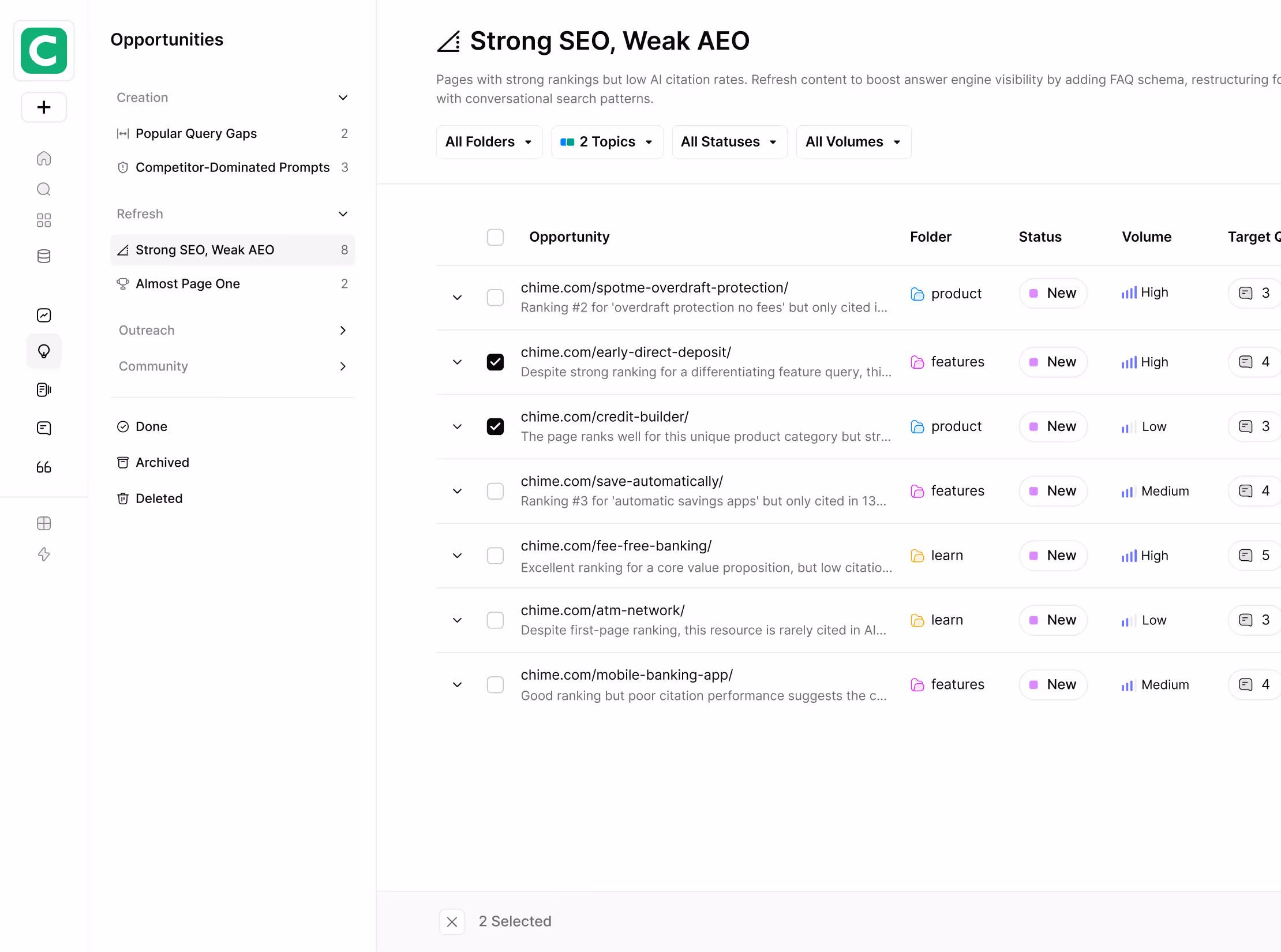 Prioritize next best actions