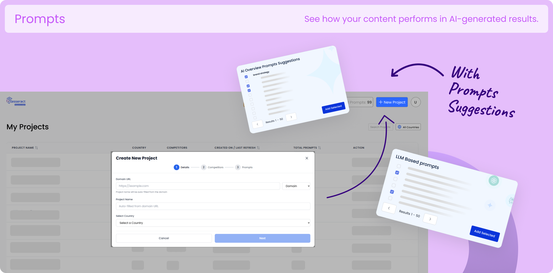 Keywords view screenshot