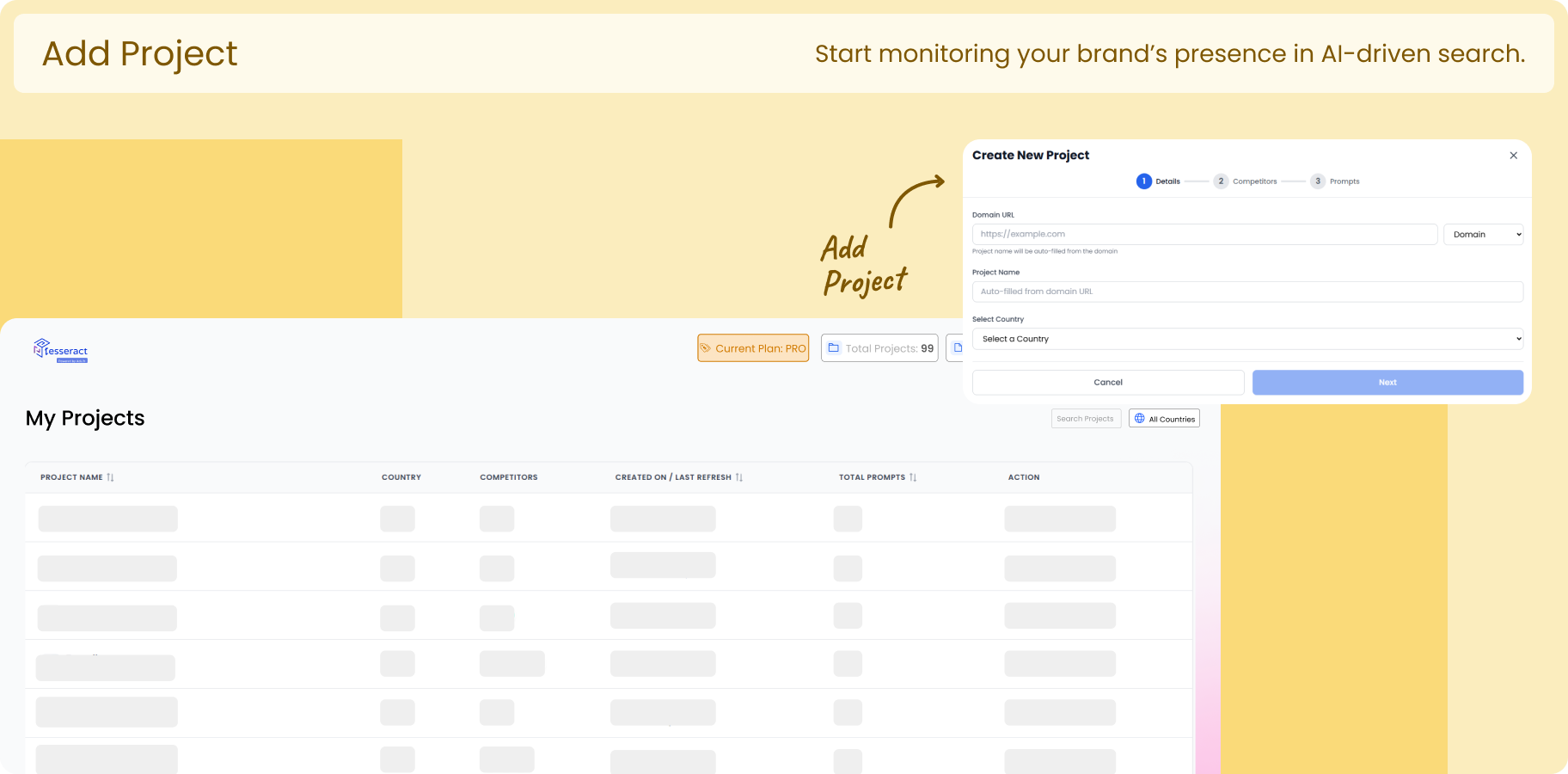 Project view screenshot